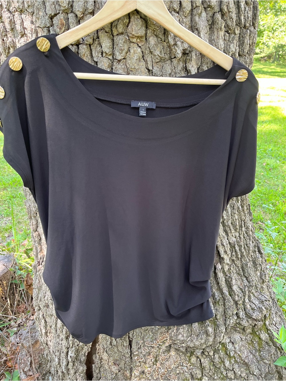 ⭐️A.U.W. Button Detail Blouse in size L